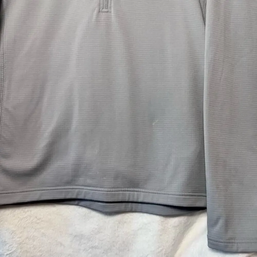 The North Face Men's Mountain Peaks Quarter Zip Fleece‎ Gray Size Large
